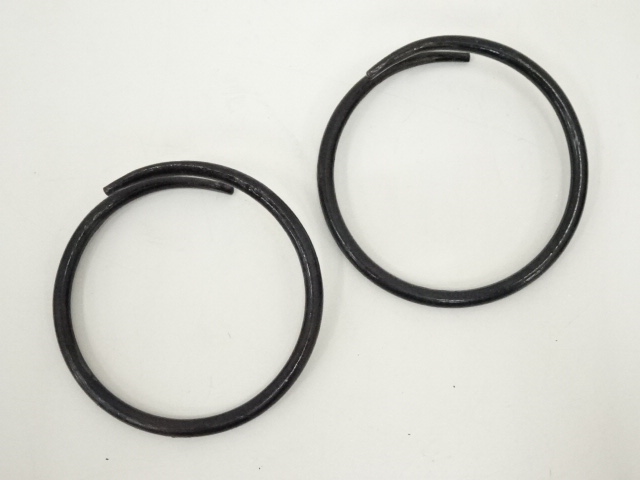  釜師　道彦造　桐地紋銀摘み田口釜（共箱）